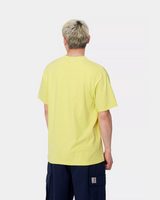 CARHARTT WIP - DUSTER SCRIPT TEE ARCTIC LIME