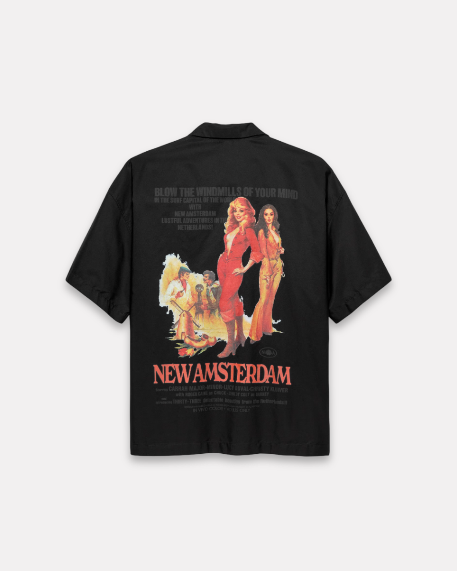 New Amsterdam Surf - Rated print shirt black