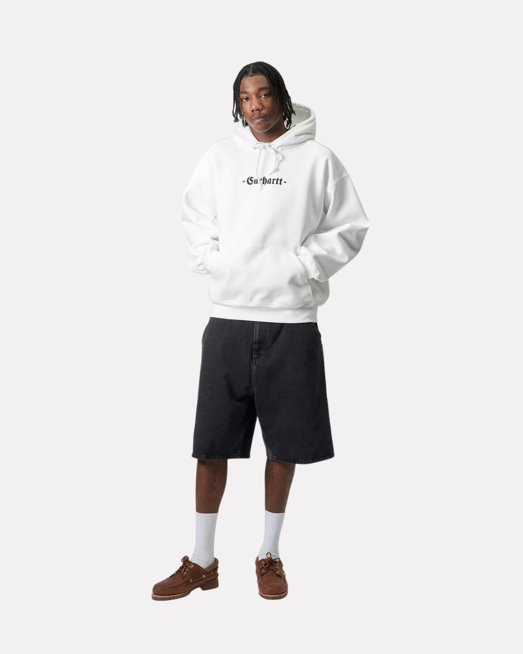 CARHARTT WIP - HOODED GREATEST HITS WHITE
