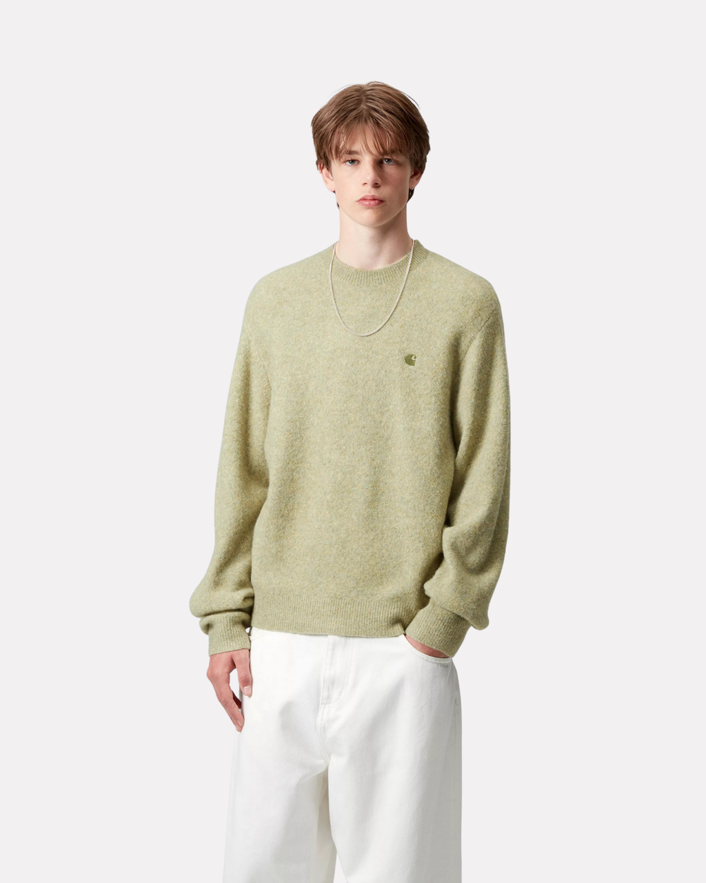 CARHARTT WIP - CURTIS SWEATER TANGLED BRASS