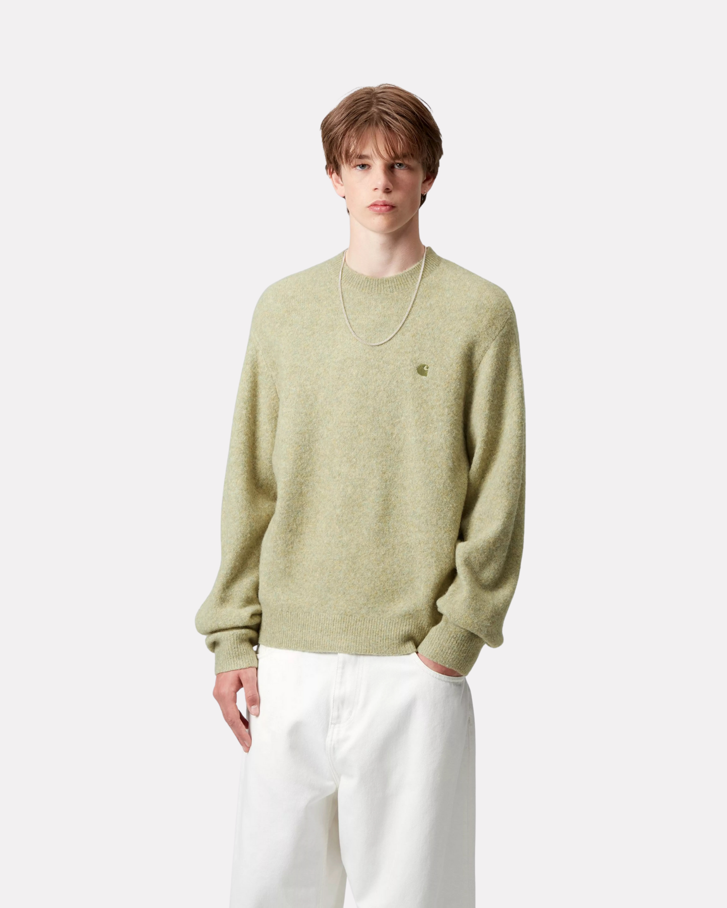 CARHARTT WIP - CURTIS SWEATER TANGLED BRASS