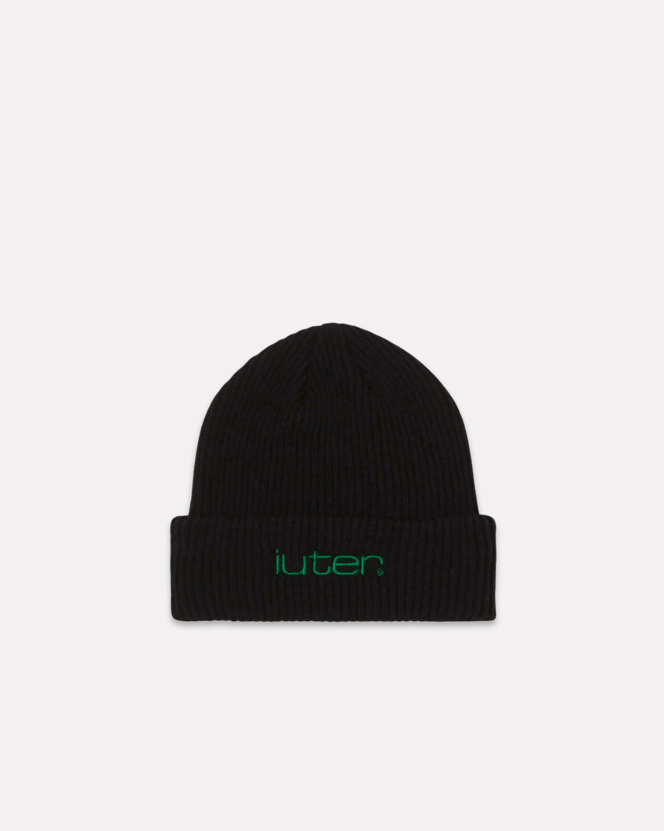 Iuter - Grid beanie nero