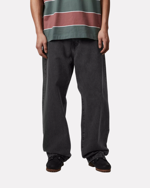 CARHARTT WIP - LANDON PANT ROBERTSON BLACK STONE WASHED