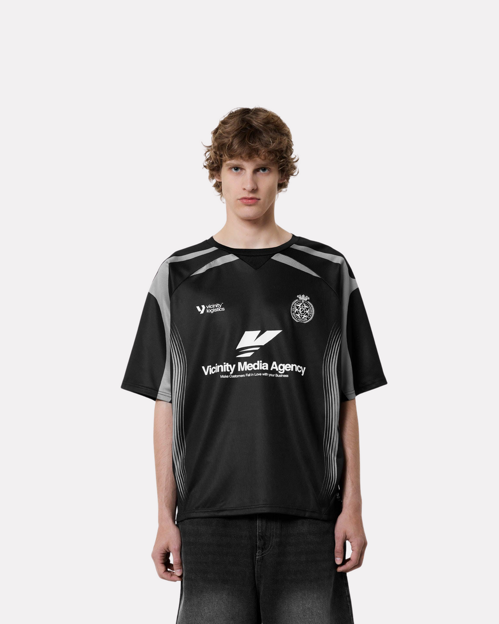 VICINITY - WAVE BOXY JERSEY BLACK