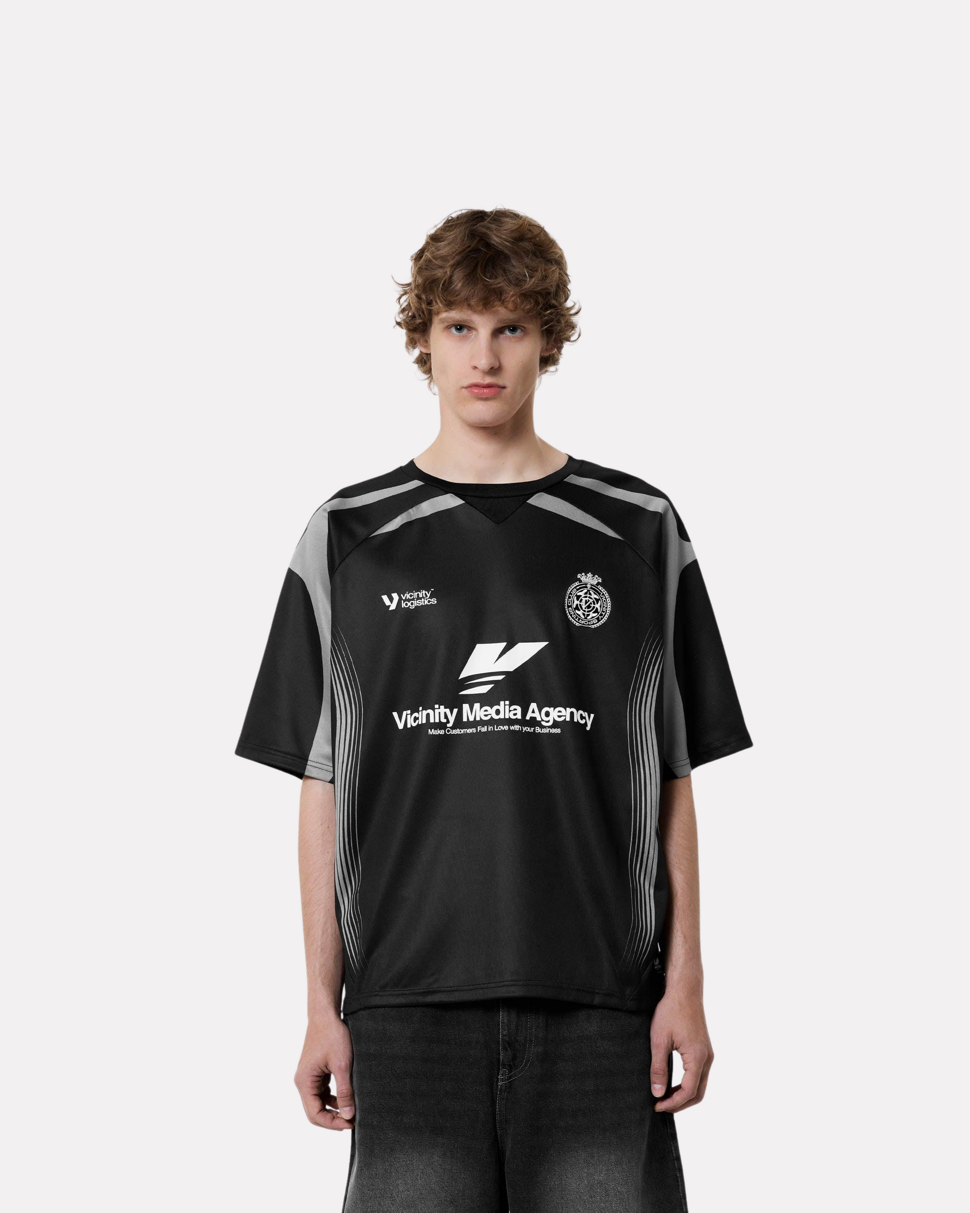 VICINITY - WAVE BOXY JERSEY BLACK