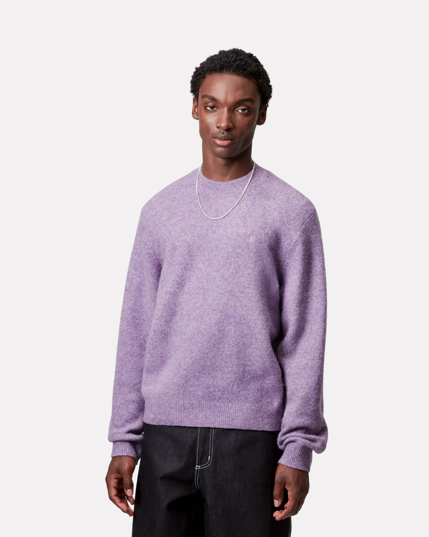 CARHARTT WIP - CURTIS SWEATER TANGLED PHLOX