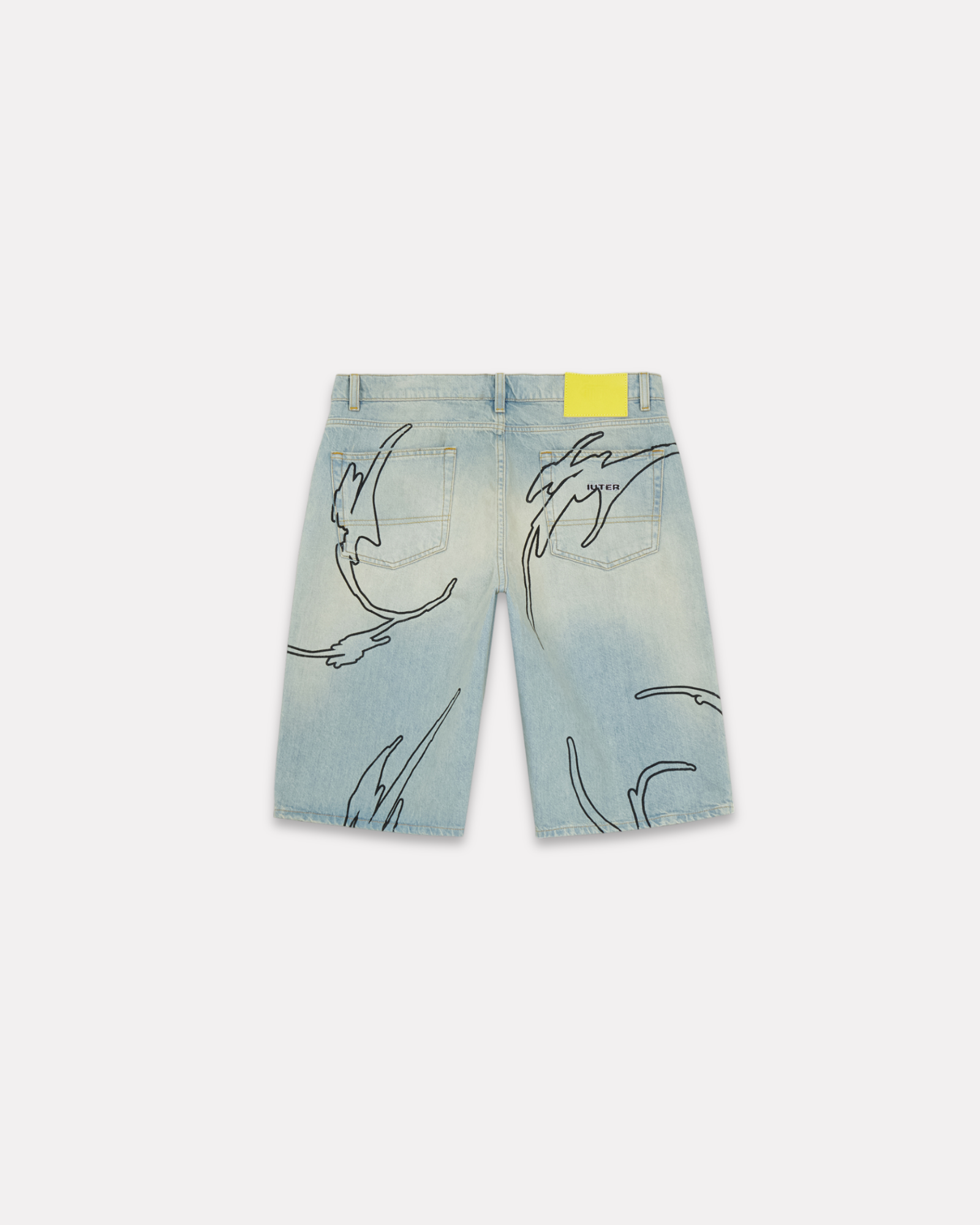 Iuter - Legacy baggy denim shorts faded