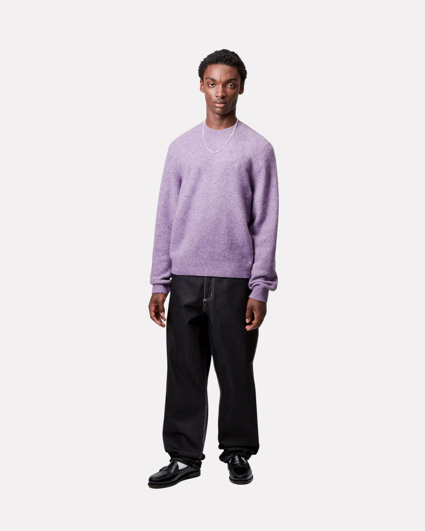 CARHARTT WIP - CURTIS SWEATER TANGLED PHLOX