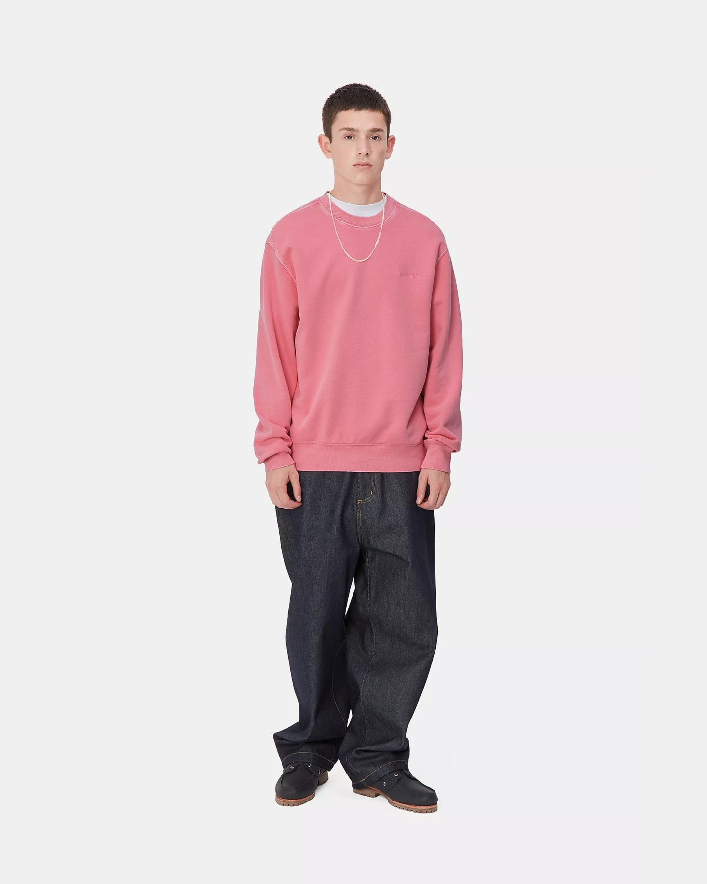 Carhartt Wip - Duster script sweat rosa
