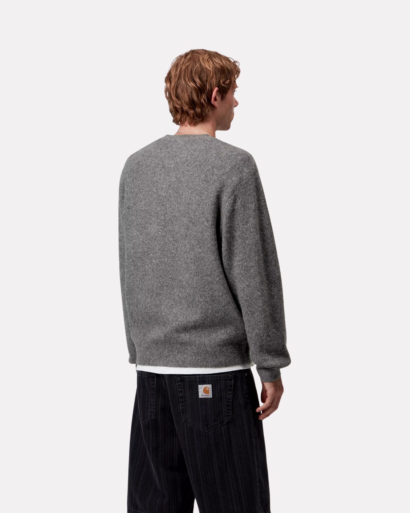 CARHARTT WIP - CURTIS SWEATER TANGLED GRAPHITE
