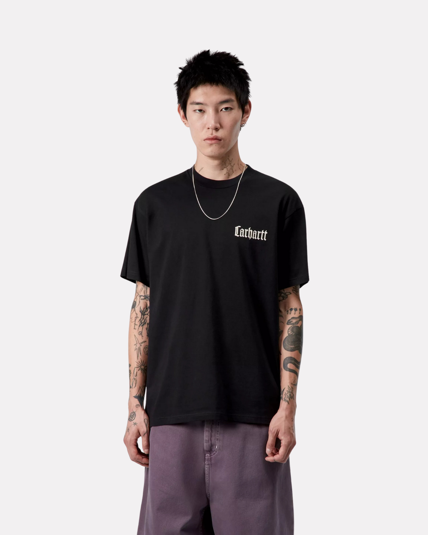 CARHARTT WIP - SCHOOLING TEE BLACK