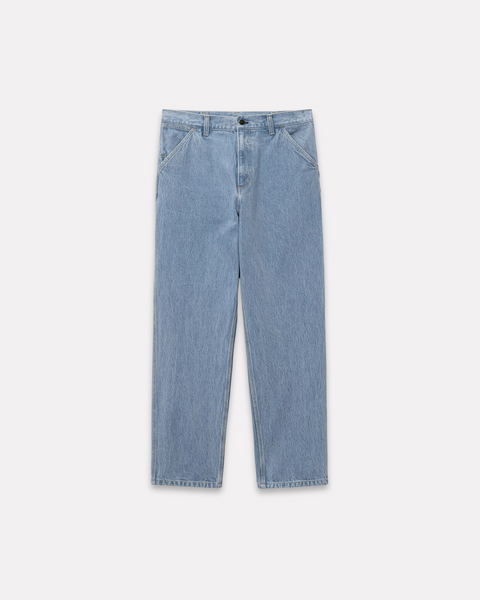 CARHARTT WIP - SINGLE KNEE DENIM BLUE STONE BLEACHED