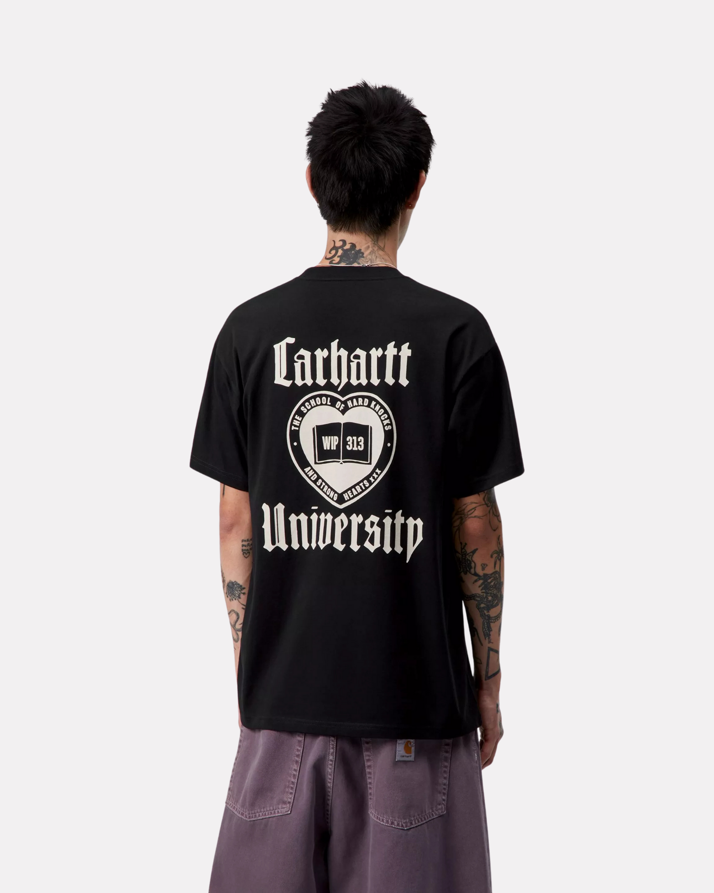 CARHARTT WIP - SCHOOLING TEE BLACK