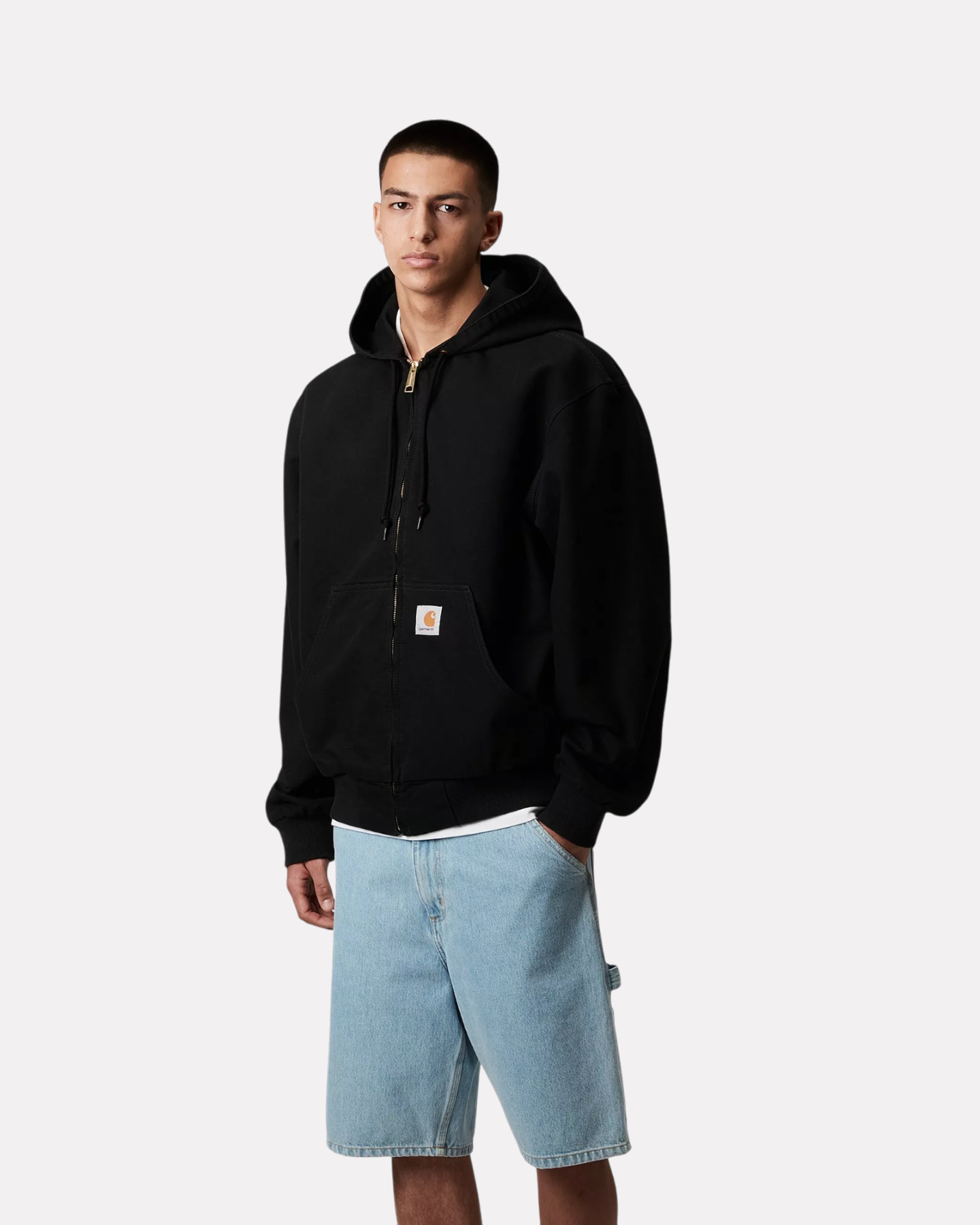 CARHARTT WIP - OG ACTIVE JACKET BLACK STONE WASHED