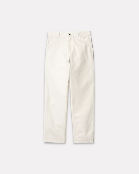 CARHARTT WIP - SINGLE KNEE DEARBORN WHITE