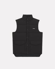 IUTER - PUFF VEST SMANICATO NERO