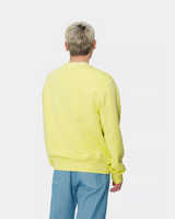 CARHARTT WIP - DUSTER SCRIPT SWEAT ARCTIC LIME