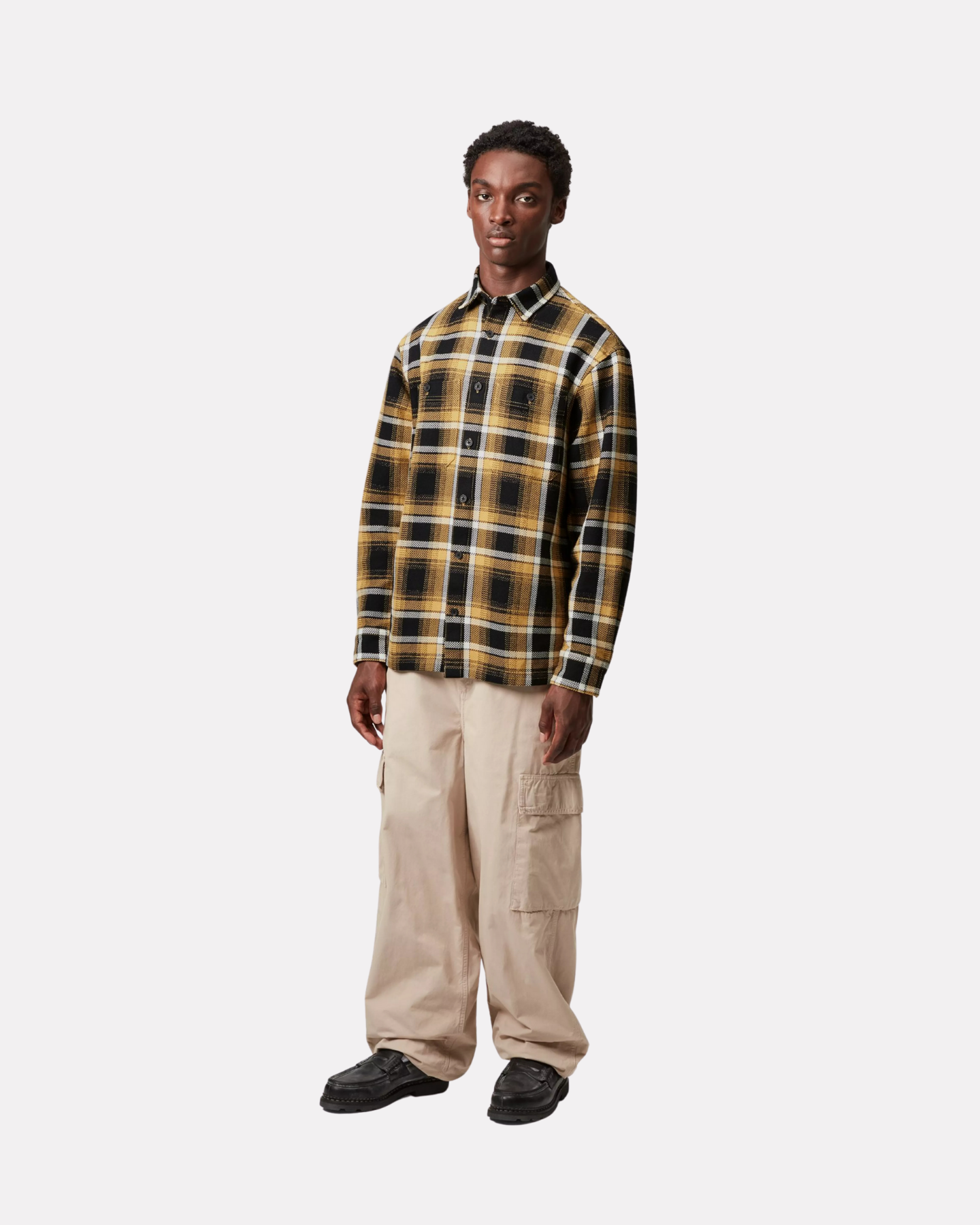 CARHARTT WIP - VAUGHN SHIRT CHECK DIJON