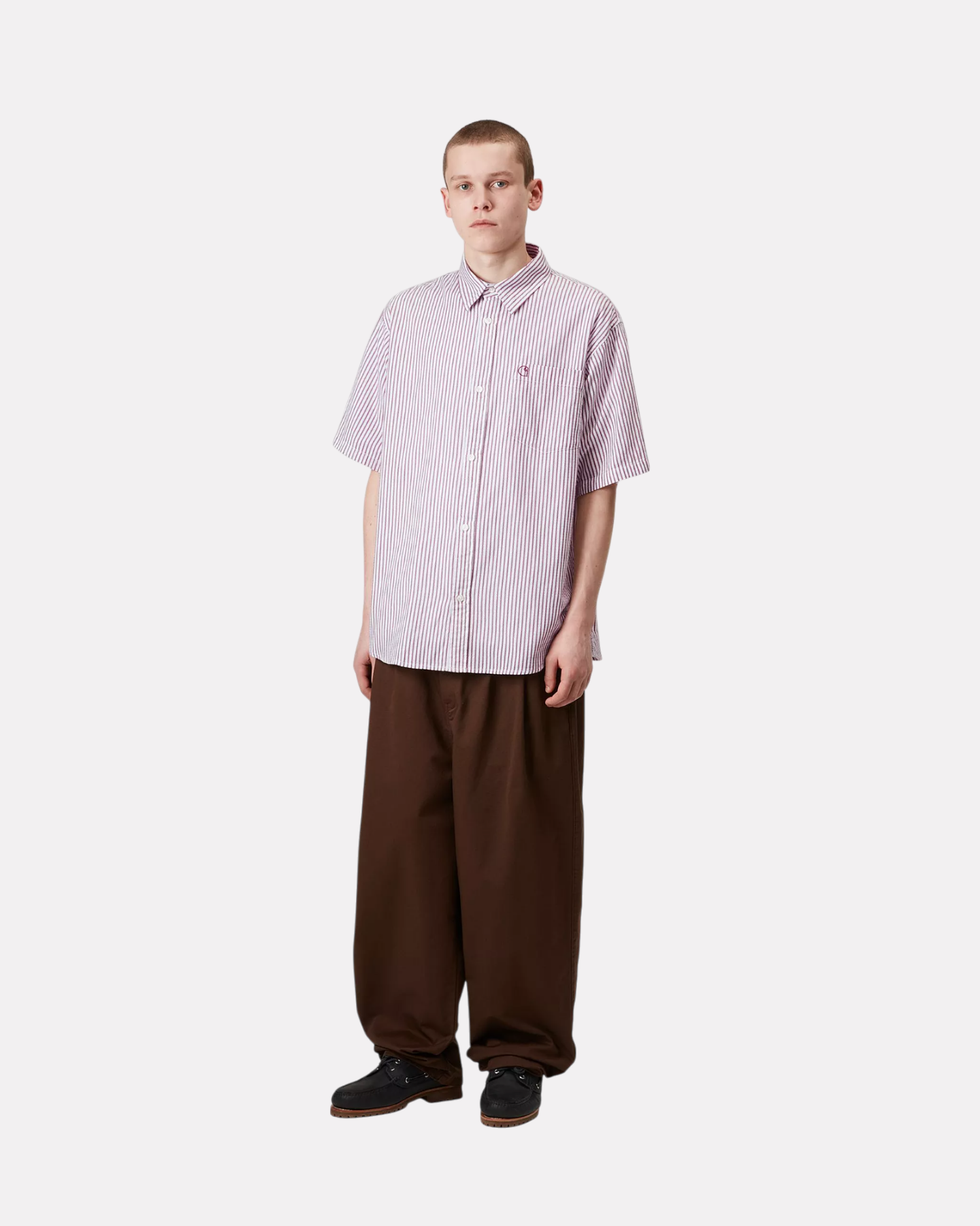Carhartt Wip - Phleps shirt mulberry stripes