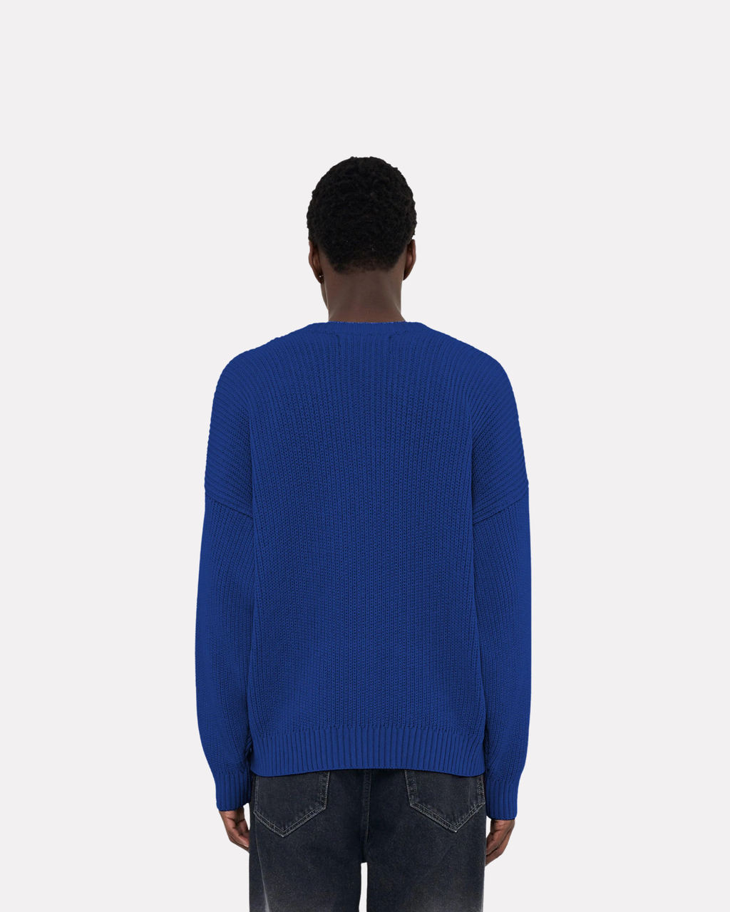 VICINITY - V-LOGO KNITWEAR ROYAL BLUE