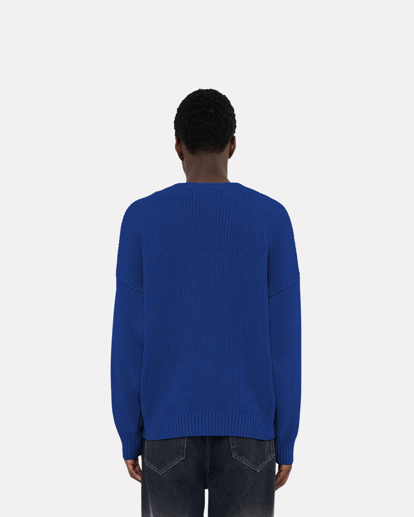 VICINITY - V-LOGO KNITWEAR ROYAL BLUE