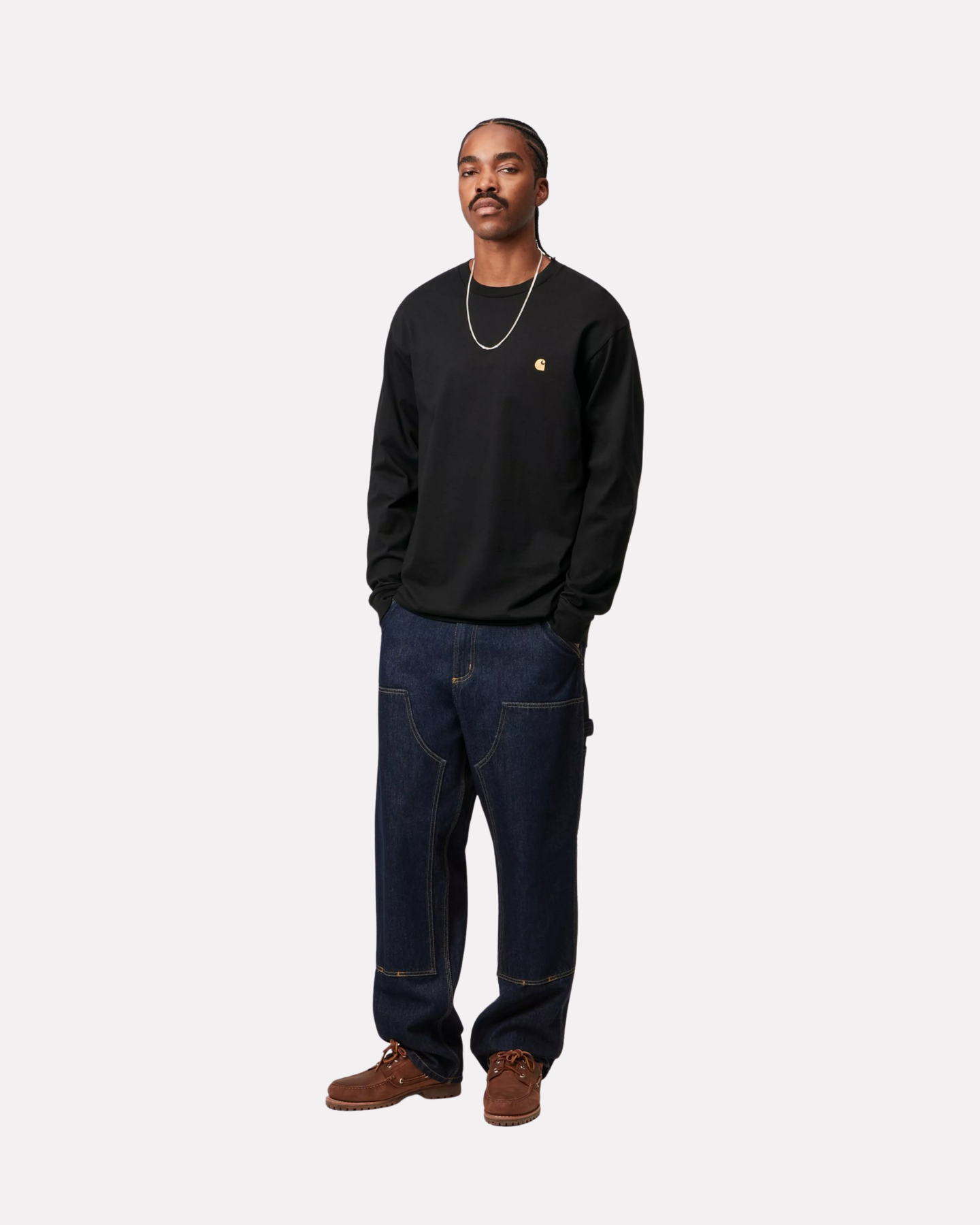 Carhartt Wip - Chase tee longsleeve black