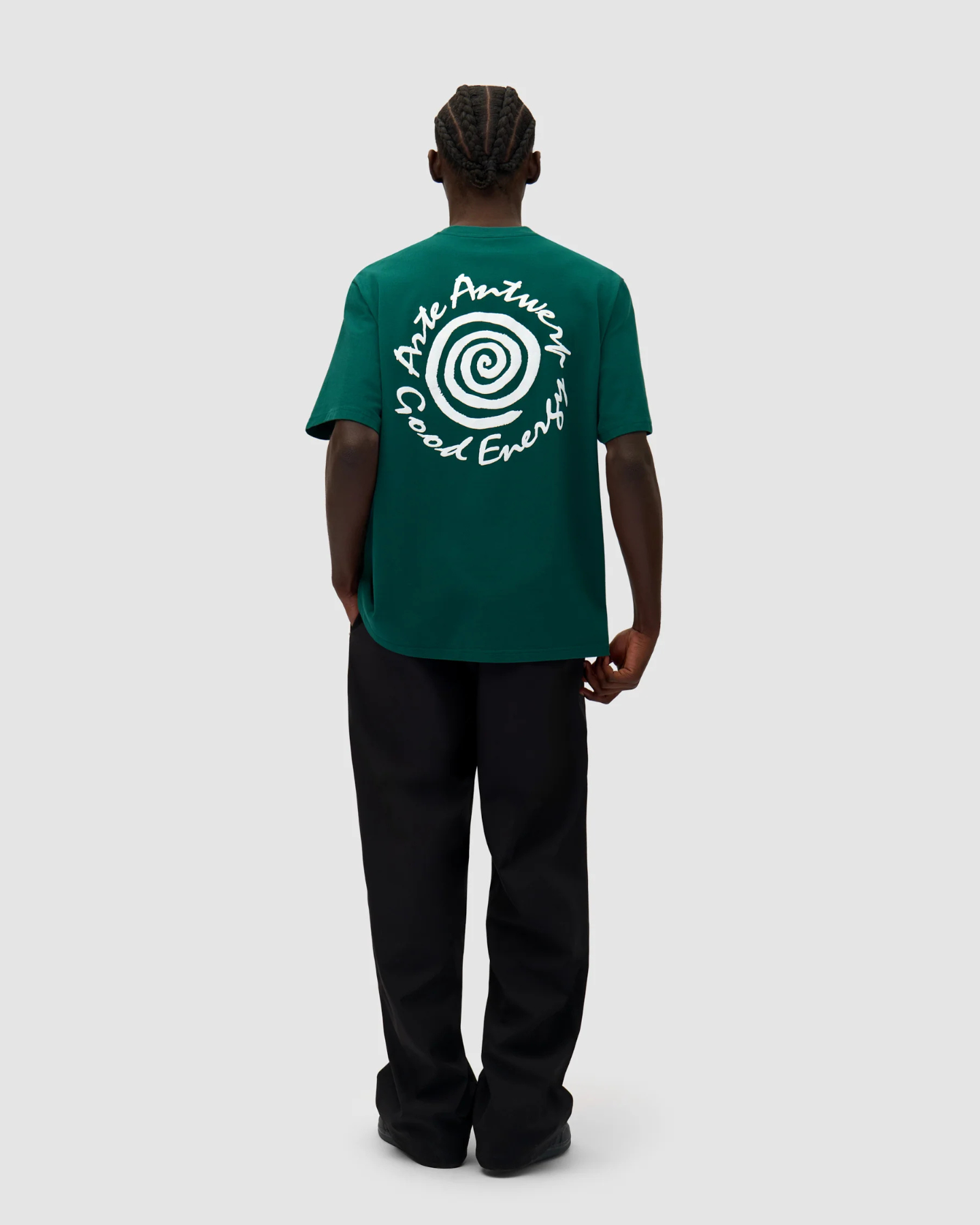 ARTE ANTWERP - BIG SPIRAL TEE GREEN