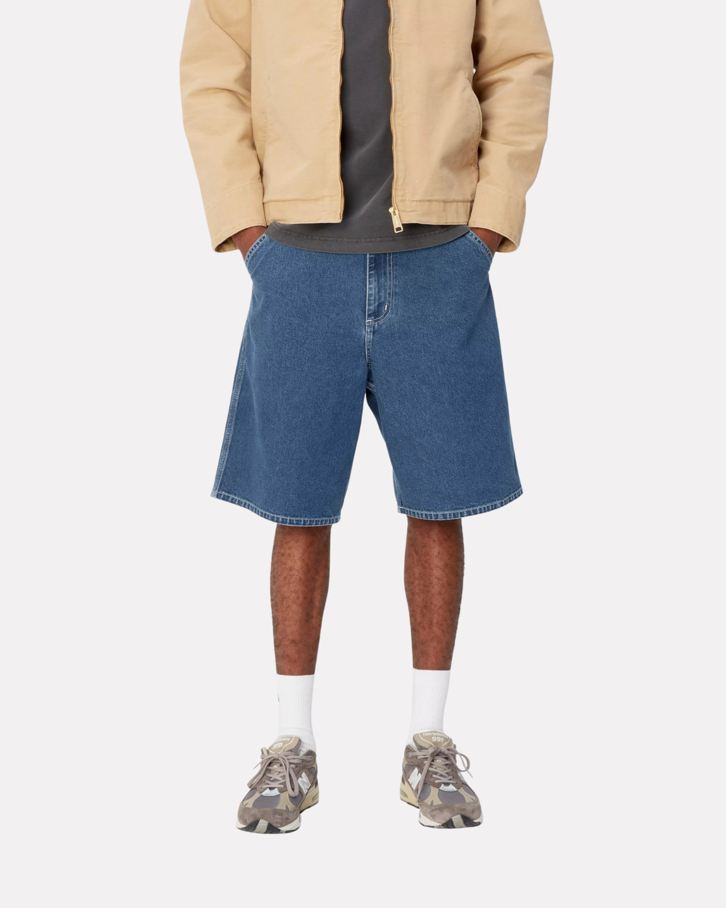 Carhartt Wip - Simple short blue stone washed