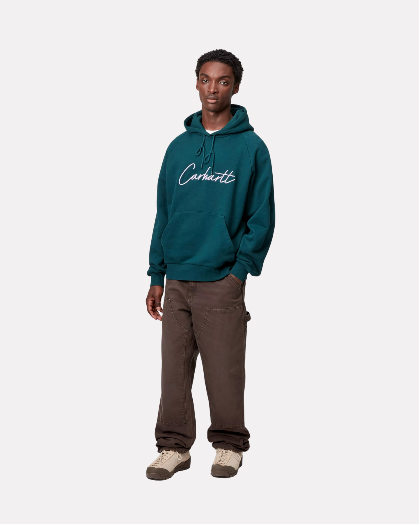 CARHARTT WIP - DOUBLE KNEE PANTS TOBACCO