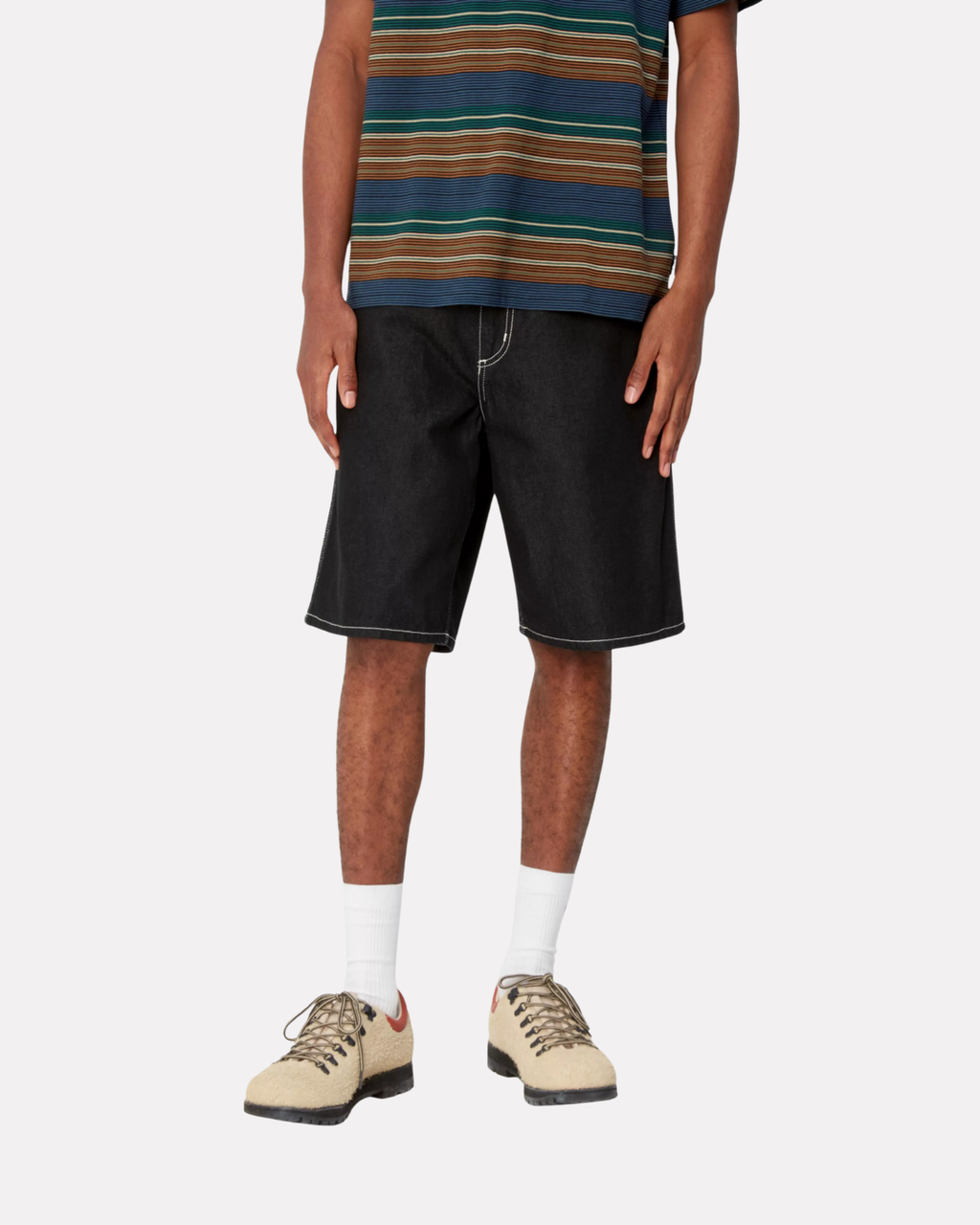 Carhartt Wip - Simple short black one wash