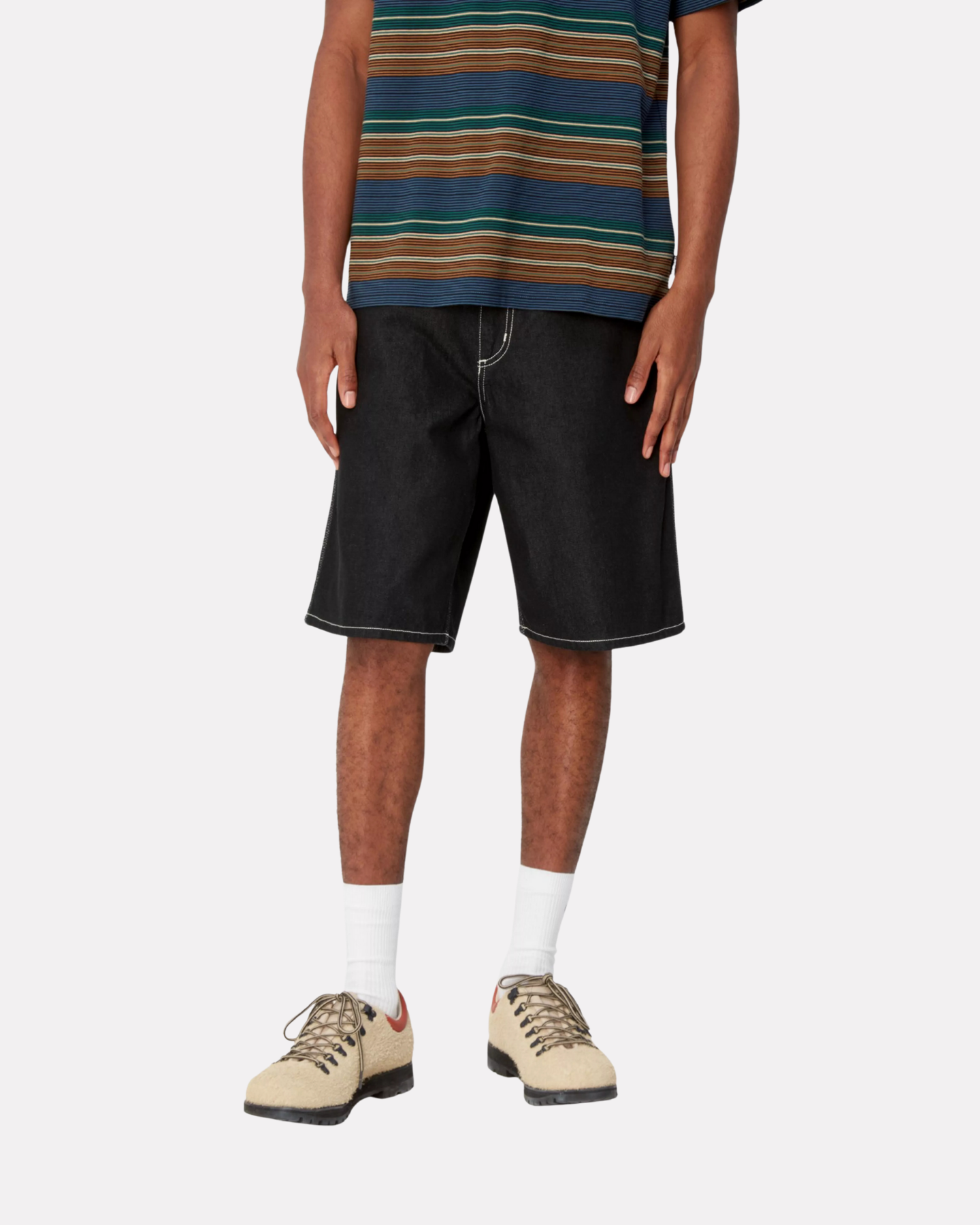 Carhartt Wip - Simple short black one wash