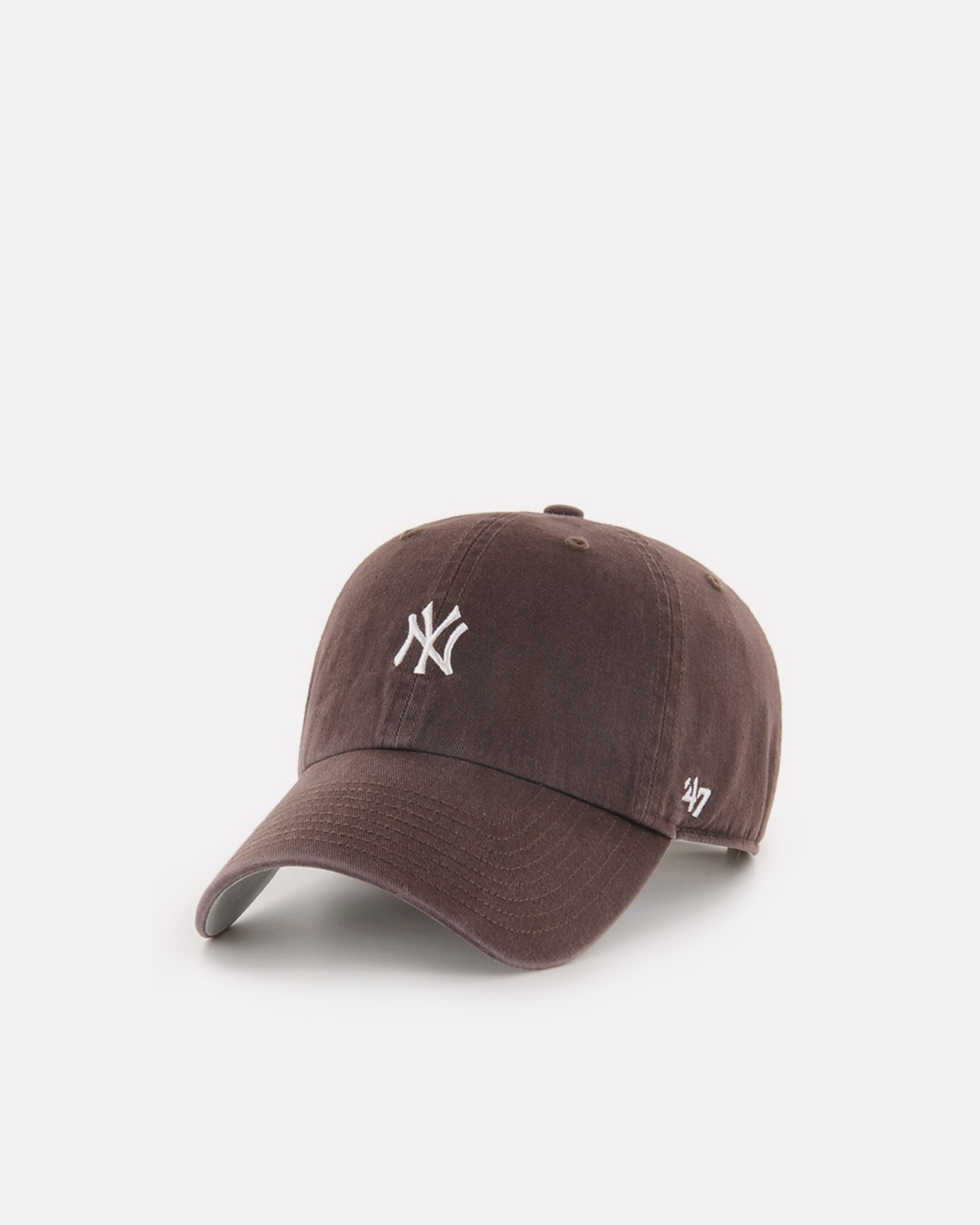 47 Brand - Baserun berretto clean up ny yankees marrone