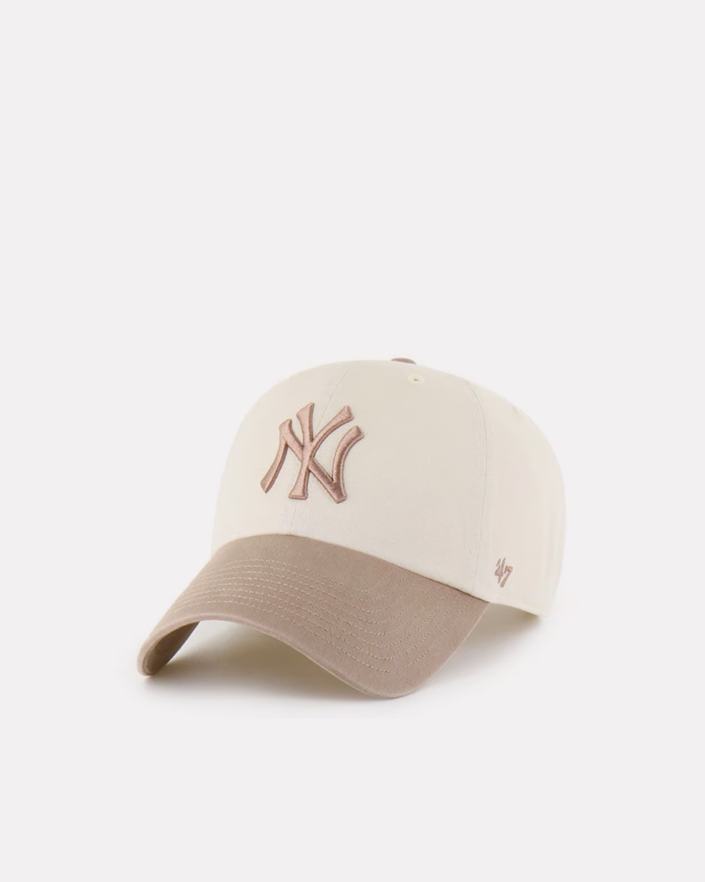 47 Brand - Two tone berretto clean up new york yankees natural