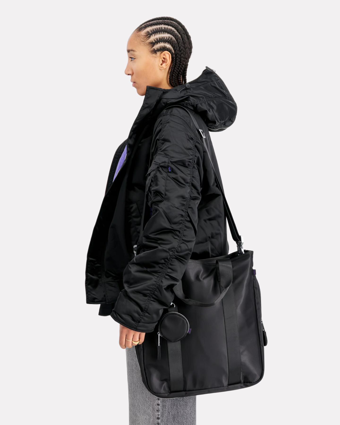 ALPHA INDUSTRIES UV - TOTE BAG BLACK