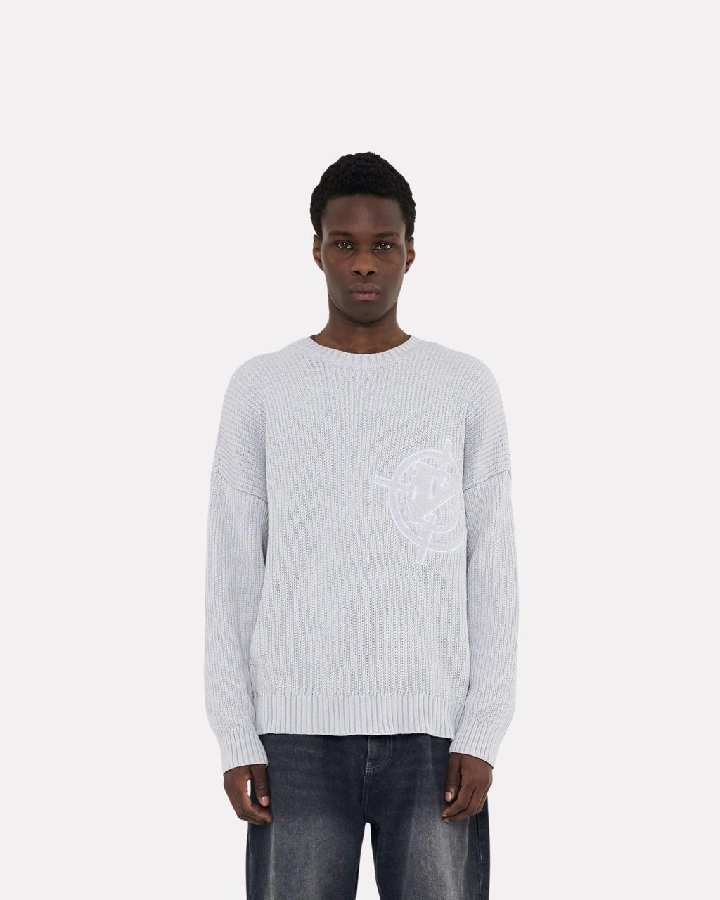 Vicinity - V-Logo knitwear light grey