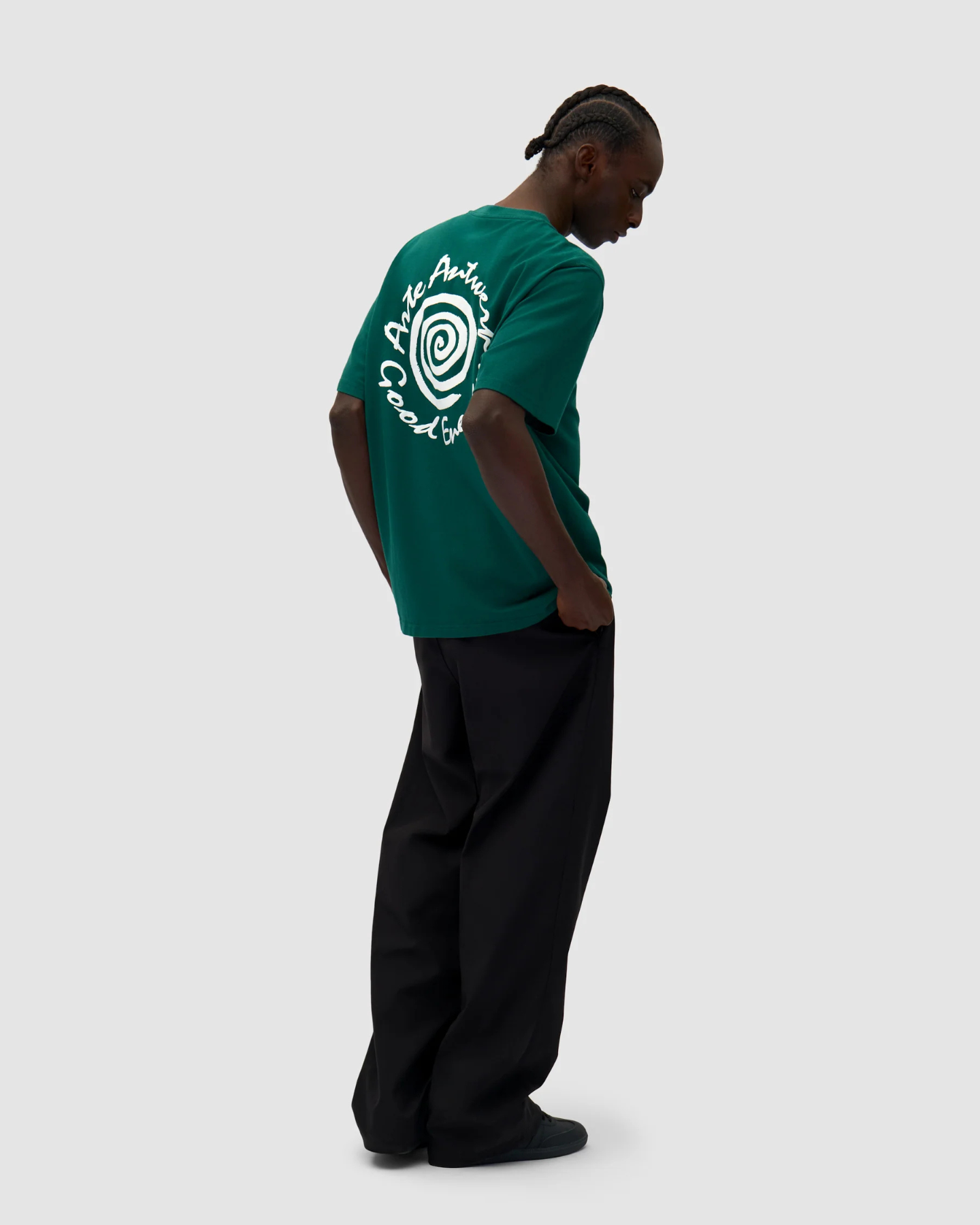 ARTE ANTWERP - BIG SPIRAL TEE GREEN