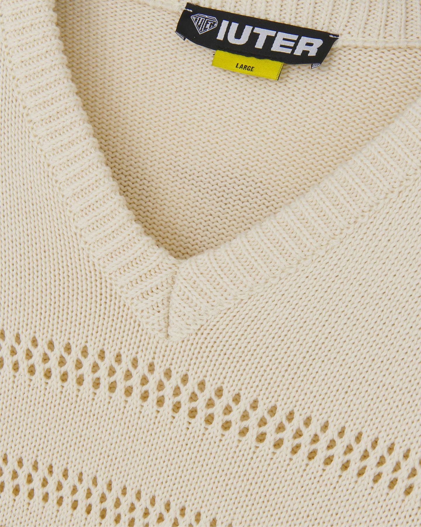 Iuter - Stars football sweater ivory