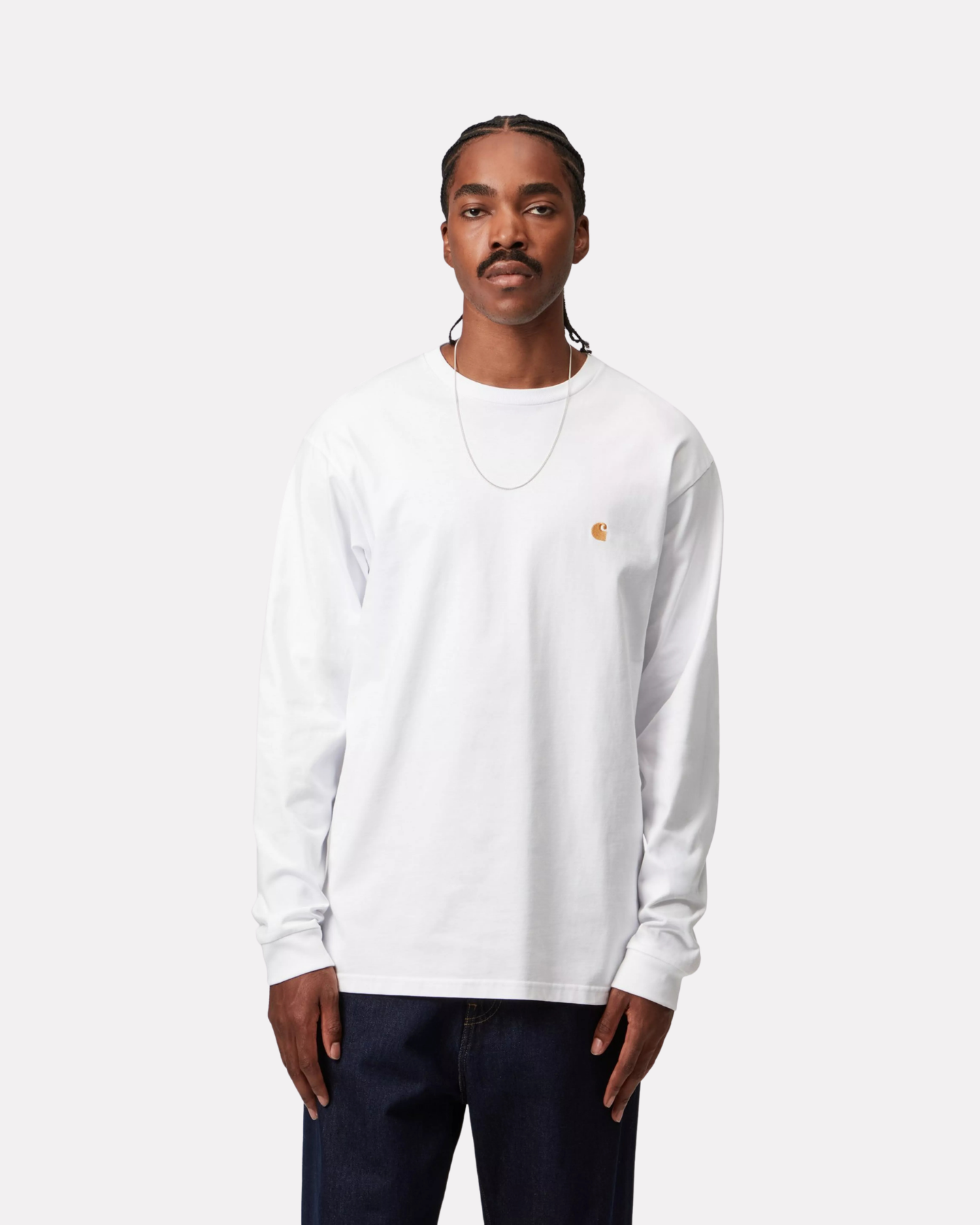 Carhartt Wip - Chase tee longsleeve white
