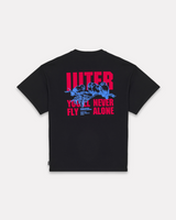 IUTER - NEVER ALONE TEE BLACK