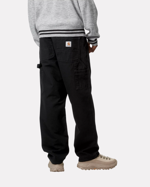 CARHARTT WIP - SINGLE KNEE DENIM BLACK RINSED
