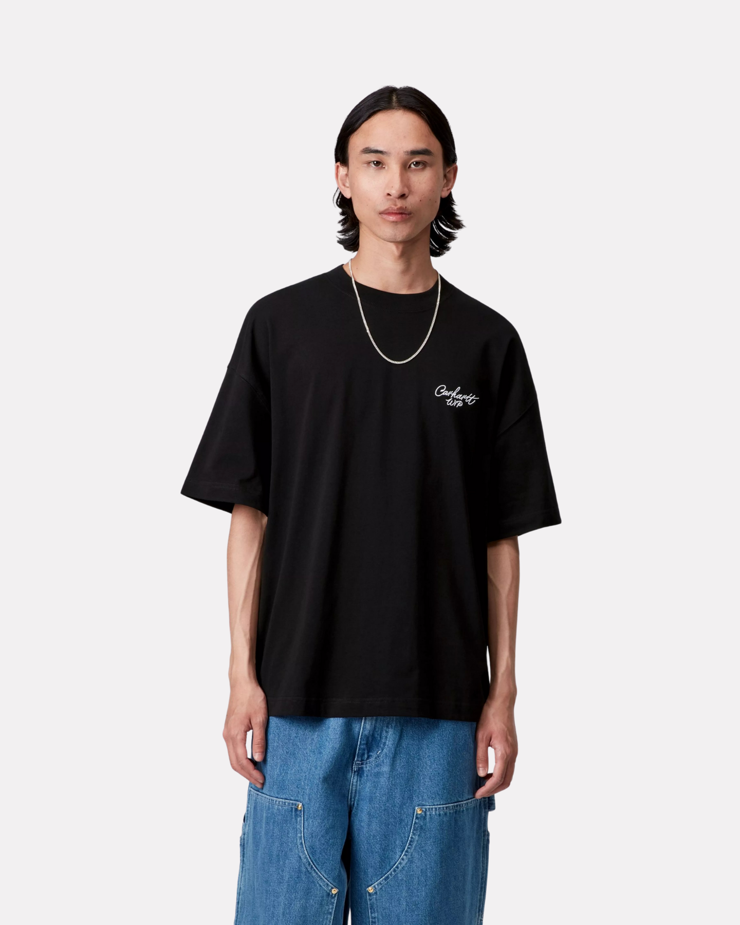 CARHARTT WIP - SIGNATURE SCRIPT TEE BLACK