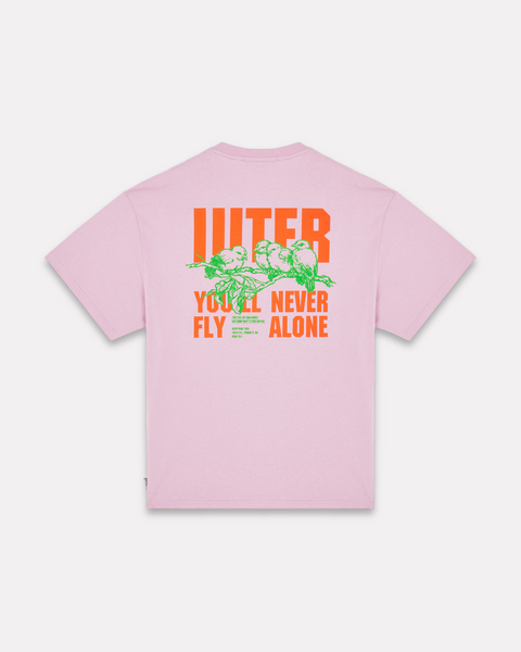 IUTER - NEVER ALONE TEE PINK