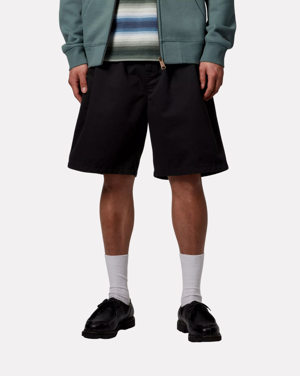 Carhartt Wip - Marv short black stone washed