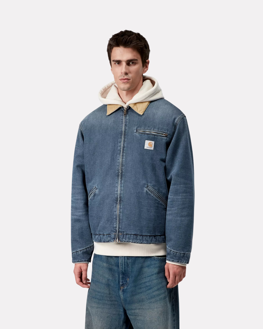 Carhartt Wip - OG detroit jacket blue / dusty brown