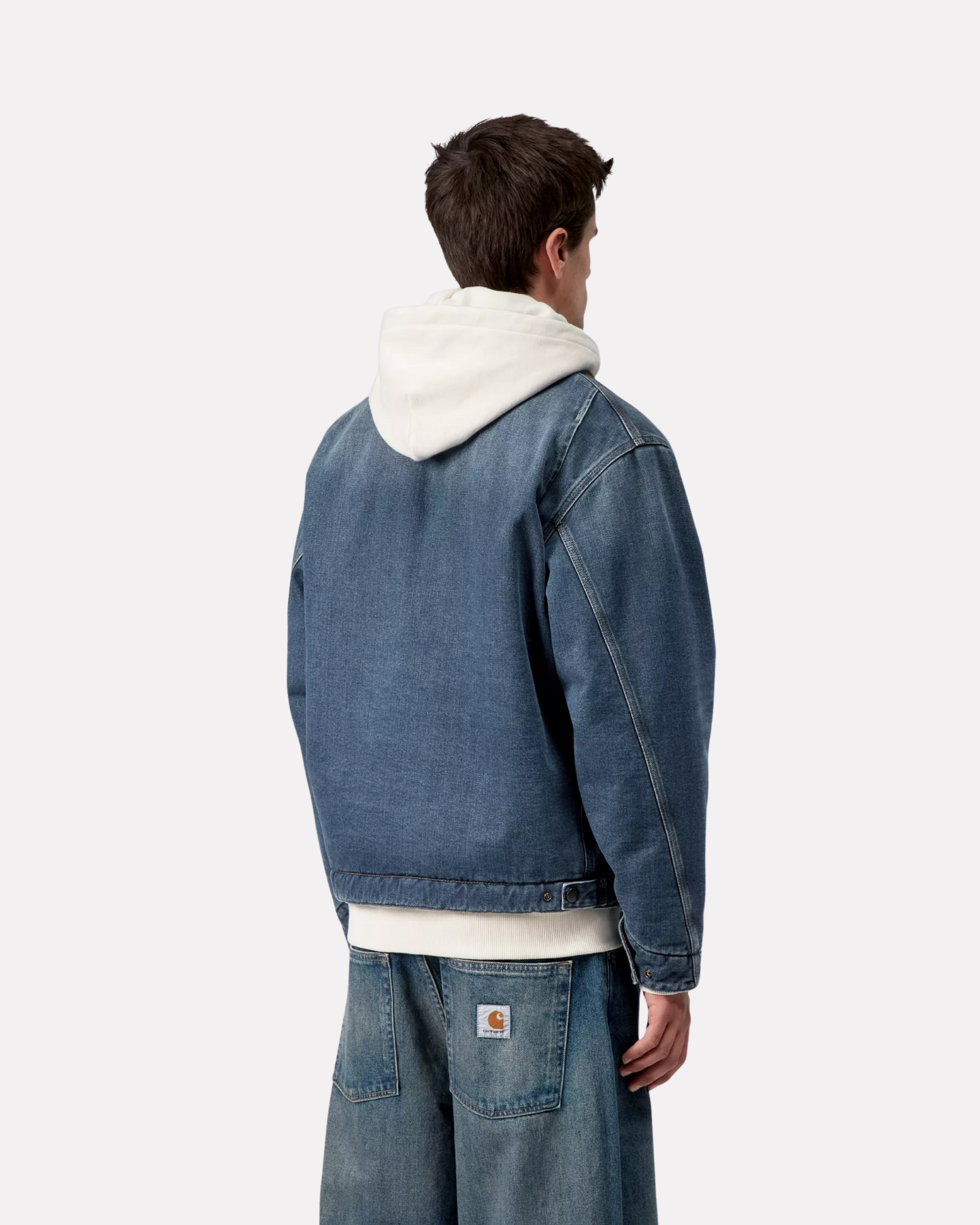 CARHARTT WIP - OG DETROIT JACKET BLUE / DUSTY BROWN