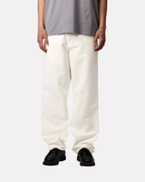 CARHARTT WIP - SINGLE KNEE DEARBORN WHITE