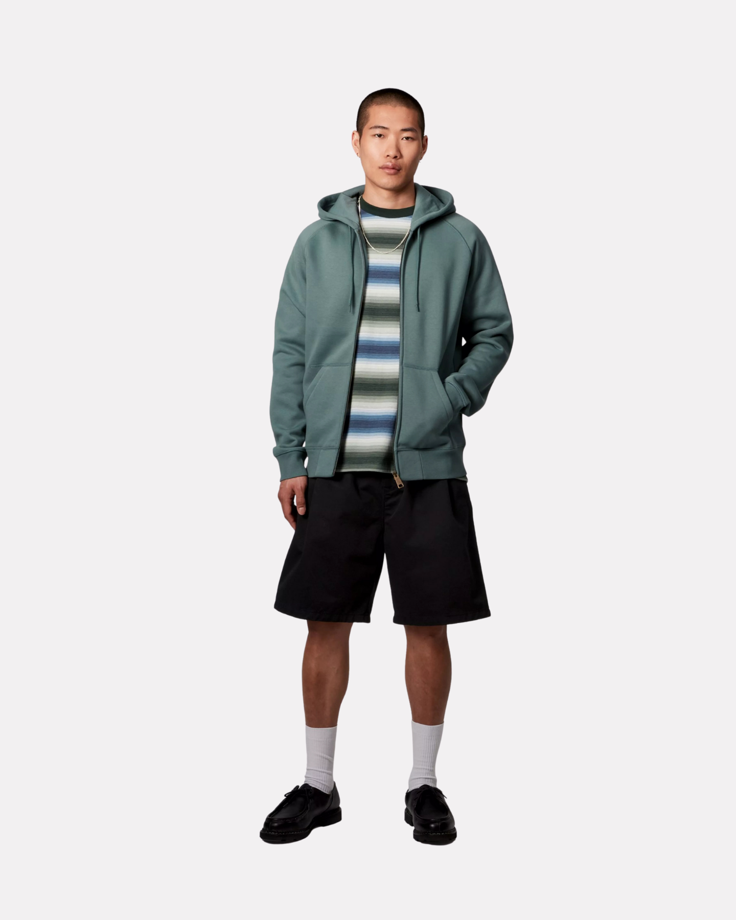 Carhartt Wip - Marv short black stone washed