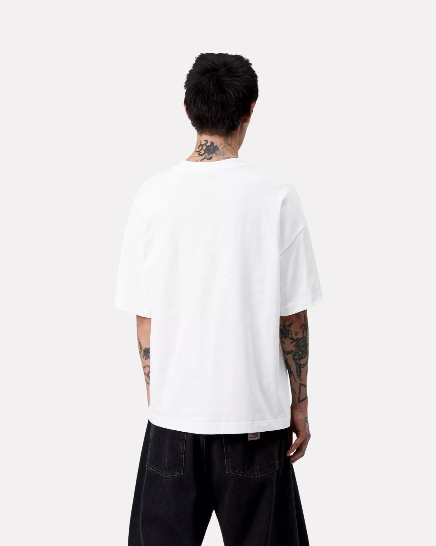 CARHARTT WIP - SIGNATURE SCRIPT TEE WHITE