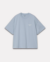 CARHARTT WIP - SIGNATURE SCRIPT TEE FROSTED BLUE