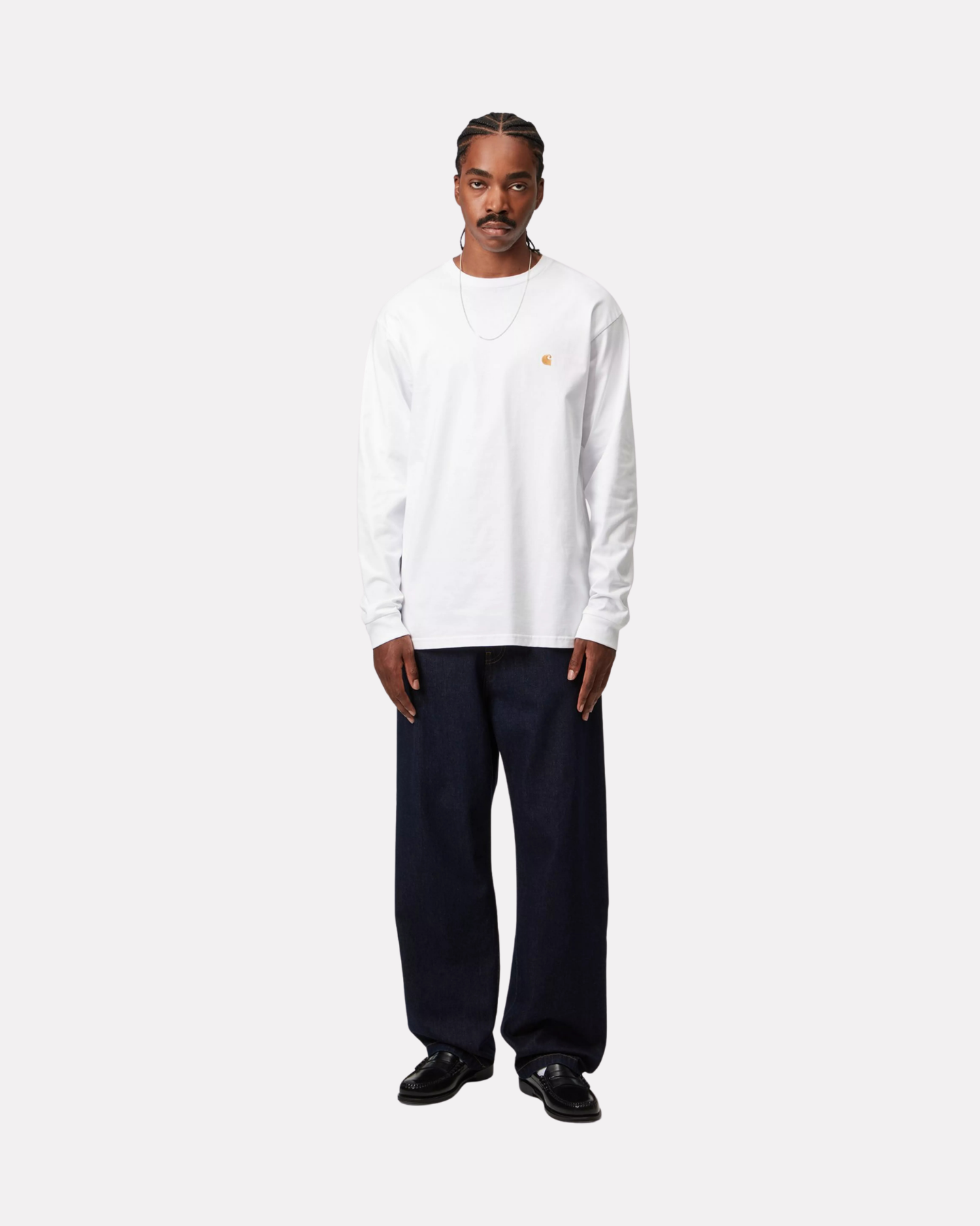 Carhartt Wip - Chase tee longsleeve white